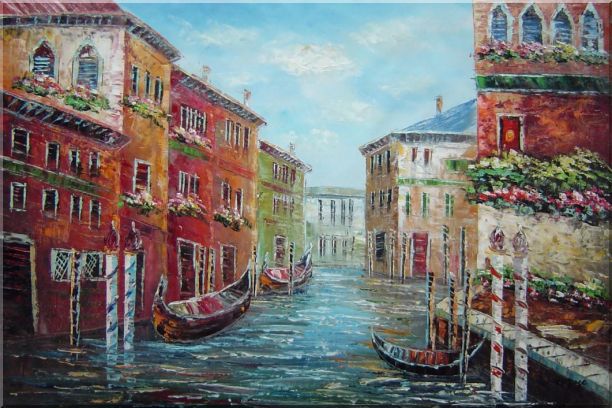 612x408 Italian Love Story - Venice Oil Painting