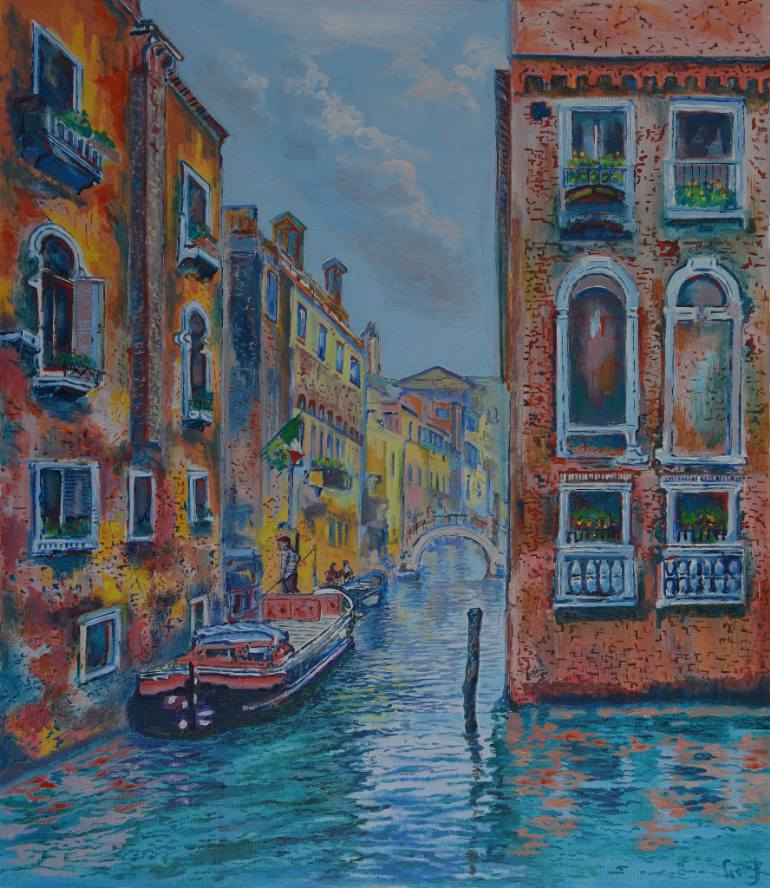 770x888 Saatchi Art Venice Painting By Garry Arzumanyan - Venice Painting
