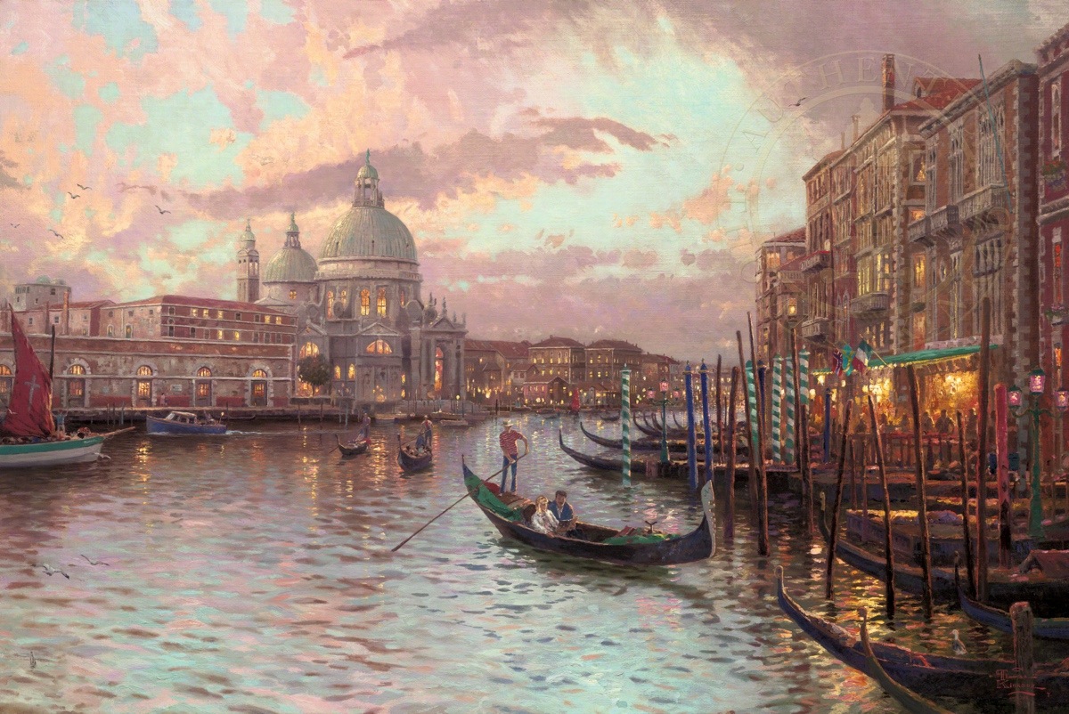 1200x802 Venice Limited Edition Art The Thomas Kinkade Company - Venice Painting