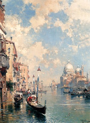 300x410 Famous Venice Paintings Amp Reproductions 1st Art Gallery - Venice Painting