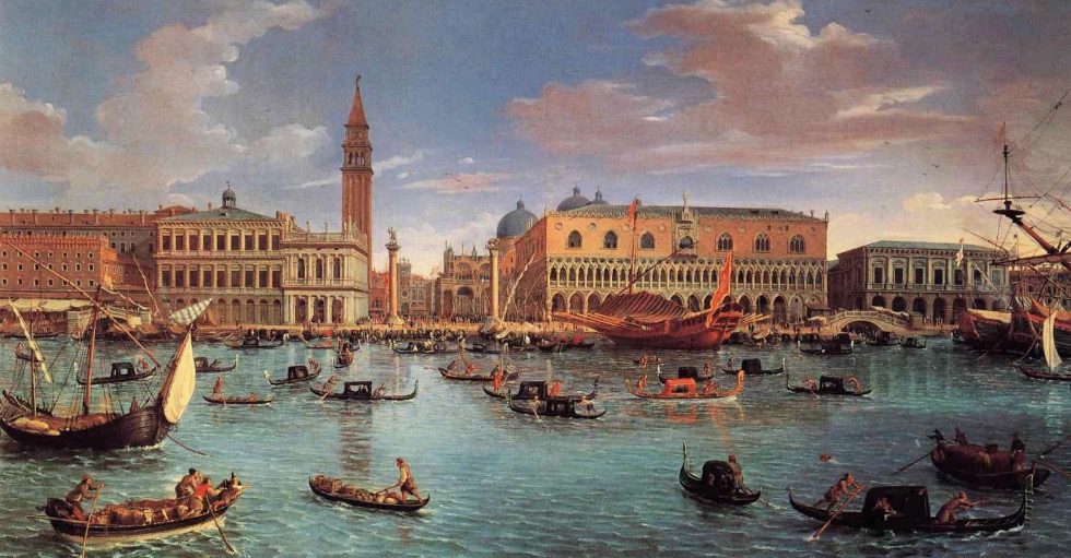 980x511 Old Venice In Motion And Color - Venice Painting