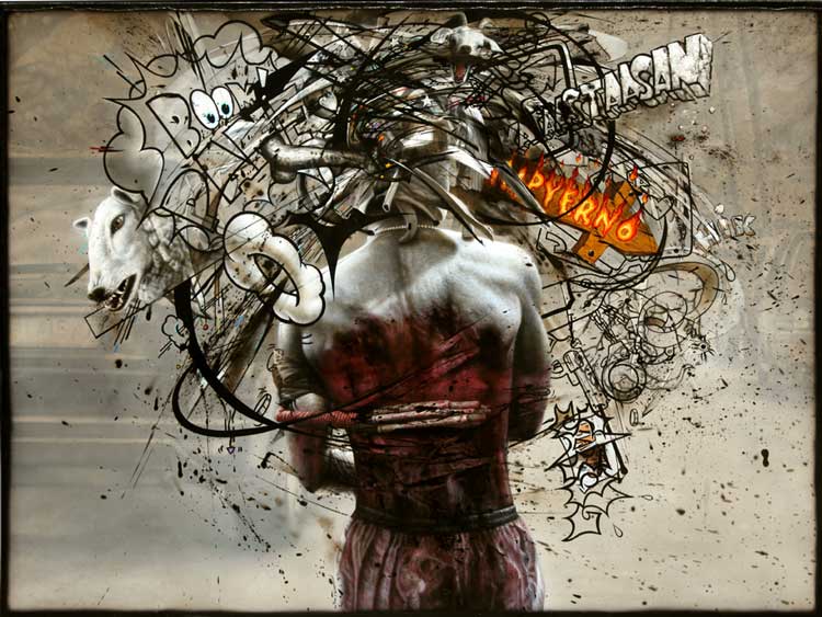 750x563 Ronald Ventura - Ventura Painting