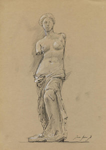 212x300 Venus De Milo Paintings Fine Art America - Venus De Milo Painting