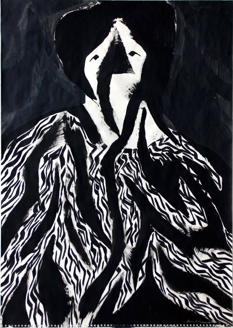 770x1085 Saatchi Art Venus In Furs Painting By Kevin A Rausch - Venus In Furs Painting