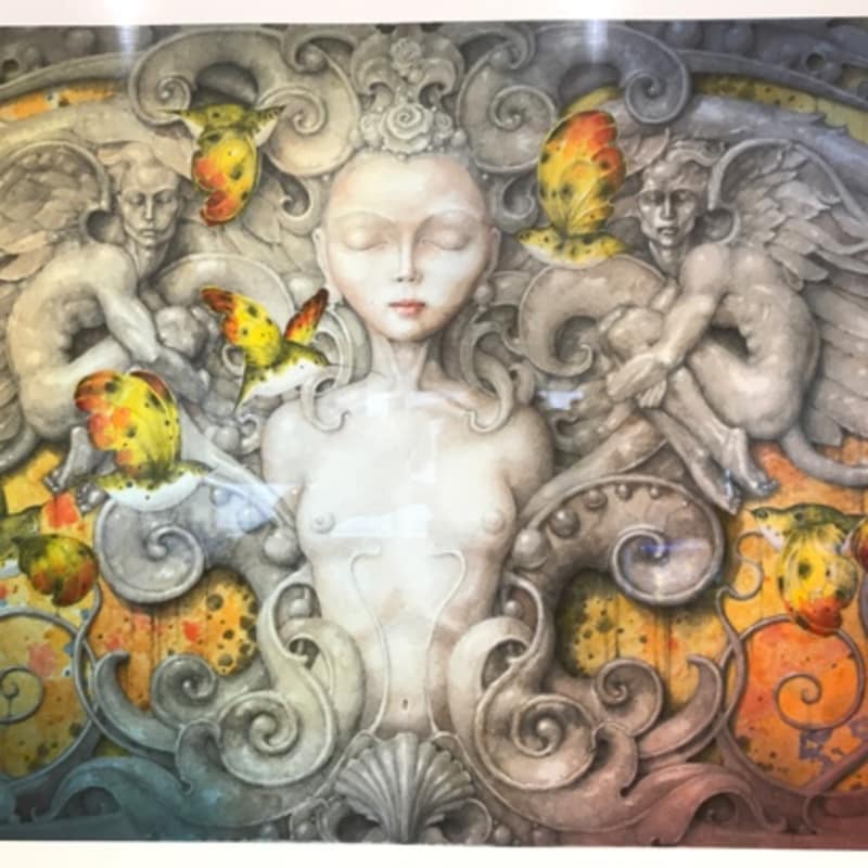 800x800 Daniel Merriam Venus Rising Signed Serigraph For Sale In Laguna - Venus Rising Painting