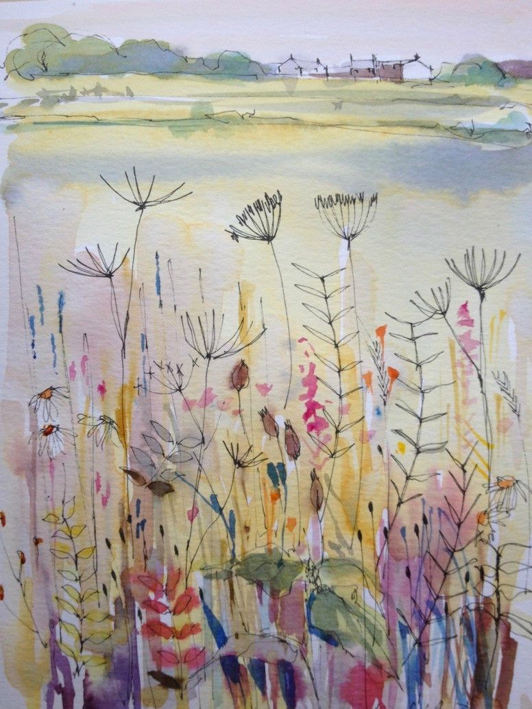 776x1034 Original Water Colour Painting - Verge Painting