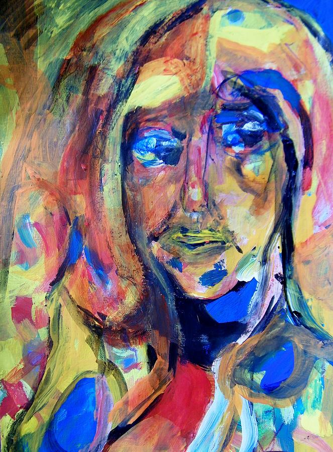663x900 Woman On The Verge Painting By Judith Redman - Verge Painting