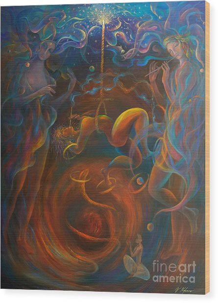 445x618 On The Estatic Verge Painting By Vladimir Nazarov - Verge Painting