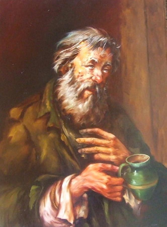 665x900 In Vino Veritas Painting By Ciprian Stratulat - Veritas Painting