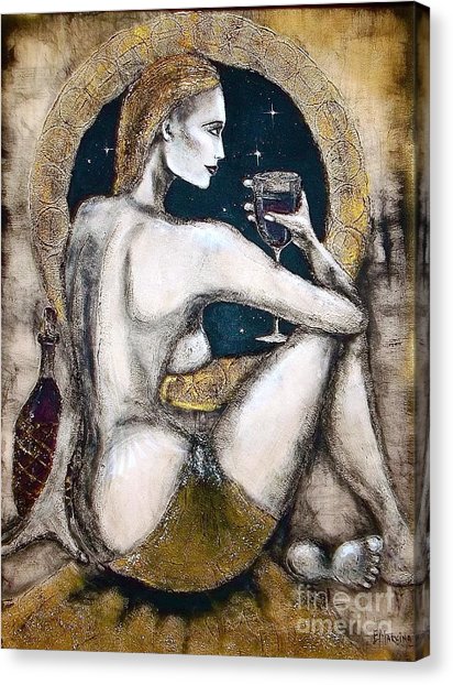 412x622 In Vino Veritas Painting By Elena Markina - Veritas Painting