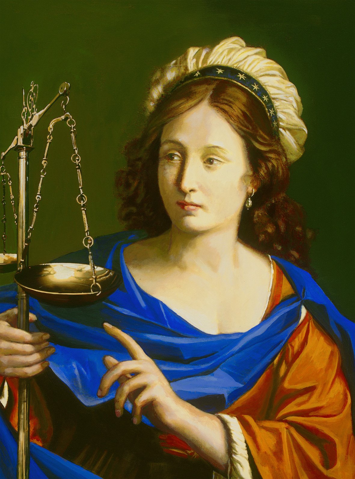 1181x1593 Veritas Images Of Justice - Veritas Painting