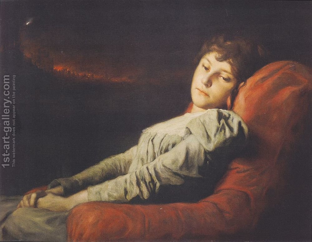 1000x776 Clairvoyant Veritas (The Clairvoyant Truth) Gabriel Cornelius - Veritas Painting