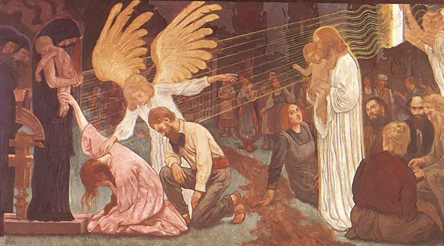 900x498 Ego Sum Via Veritas Et Vita 1903 Painting By Korosfoikriesch Aladar - Veritas Painting