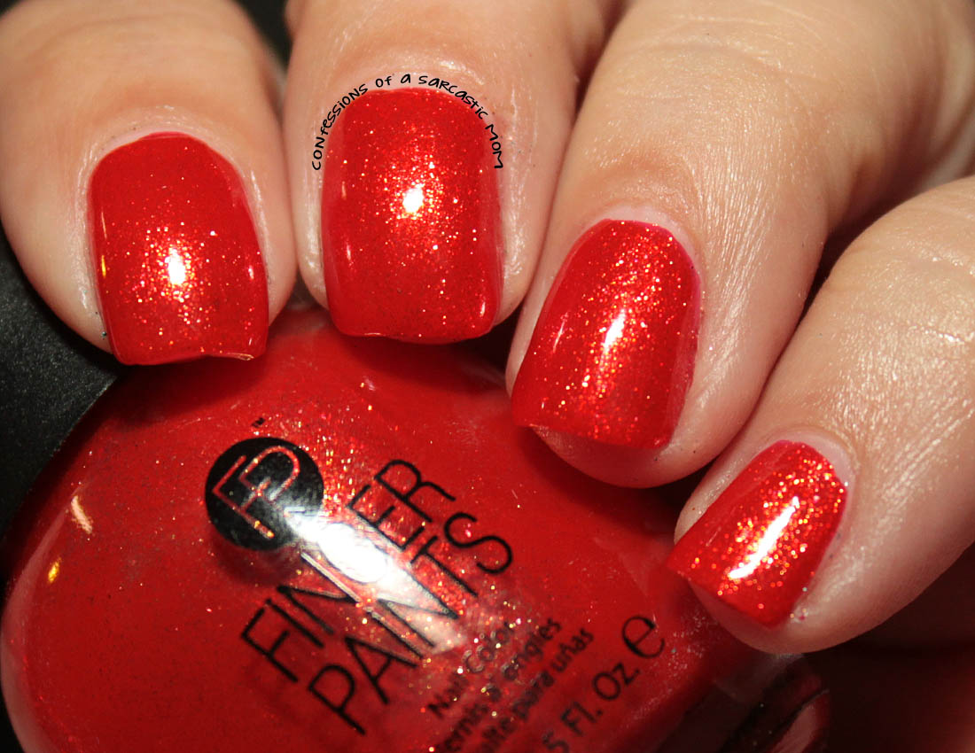 1100x850 Fingerpaints Once In A Wild Collection Swatches And Review - Vermillion Painting