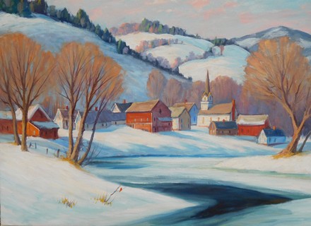 440x320 New England Oil Paintings And Landscape Paintings For Sale - Vermont Painting
