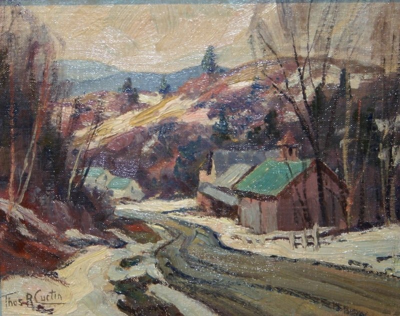 800x633 Thomas R. Curtin Painting - Vermont Painting