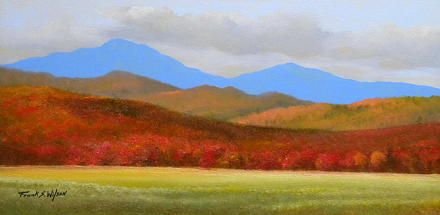900x440 Vermont Autumn Vista Painting By Frank Wilson - Vermont Painting
