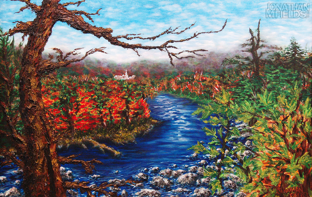 1000x633 Vermont Tropics Painting - Vermont Painting