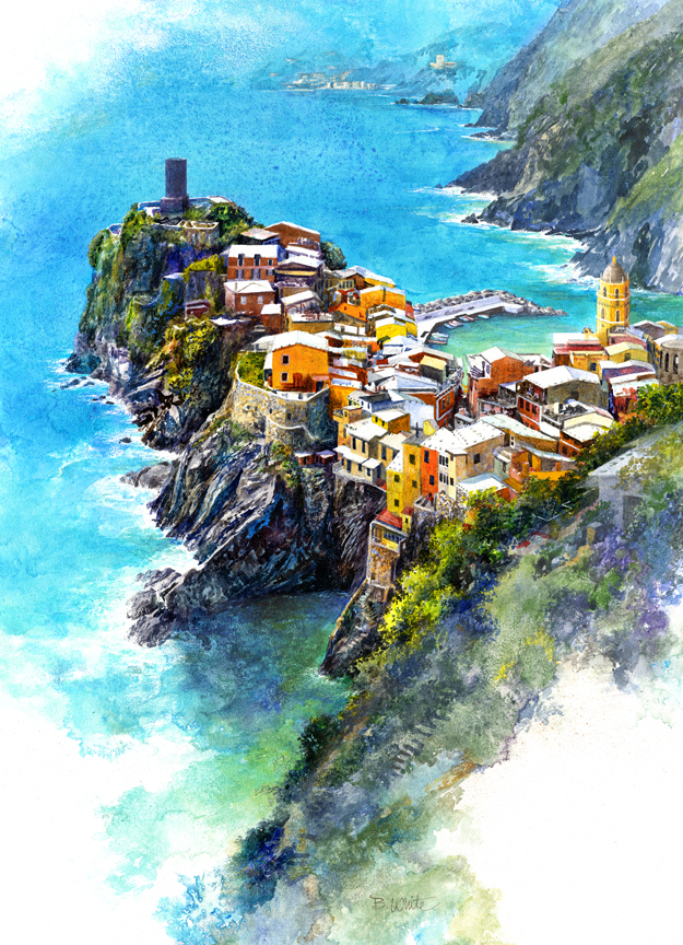 625x864 Fine Art 2 - Vernazza Painting