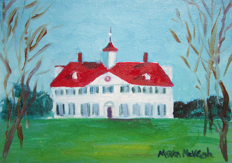 900x632 Mount Vernon Painting By Marita Mcveigh - Vernon Painting