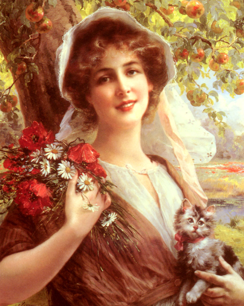 797x1000 Country Summer Painting Emile Vernon Oil Paintings - Vernon Painting
