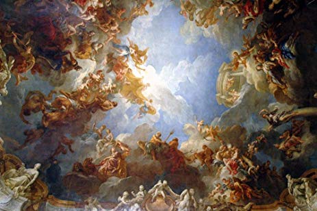 463x308 Angel Wall Decals Heavenly Painting In Versailles - Versailles Painting