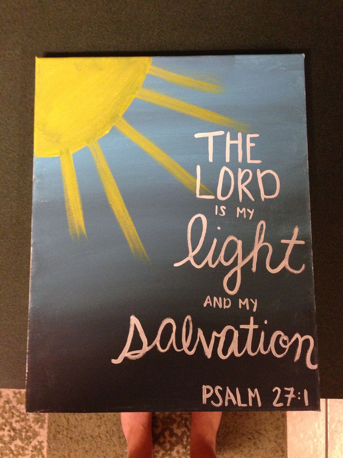 1125x1500 Psalm Bible Verse Painting On Canvas By Lovepurplelivegold On Etsy - Verse Painting
