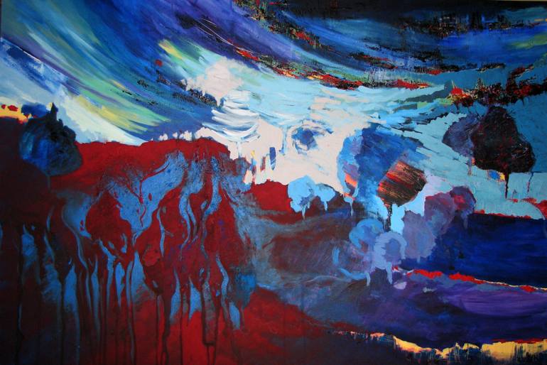 770x514 Saatchi Art Vice Verse Painting By Effat Pourhasani - Verse Painting