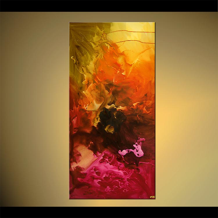750x750 Painting - Vertical Canvas Painting