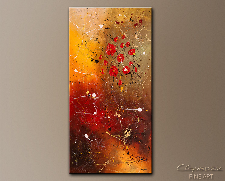 743x600 Large Vertical Abstract Art - Vertical Painting