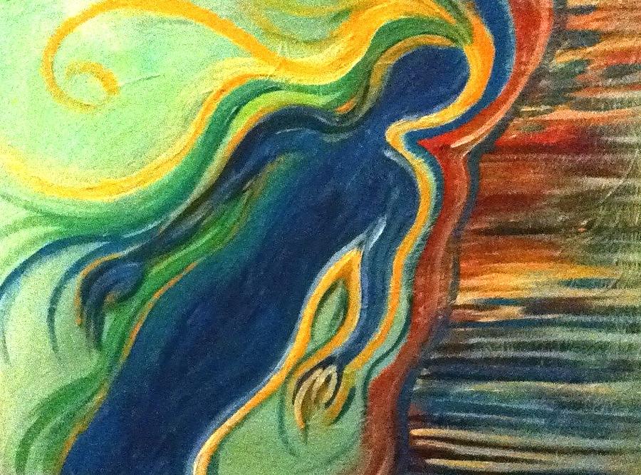 900x666 Vertigo Painting By Jessica Kauffman - Vertigo Painting