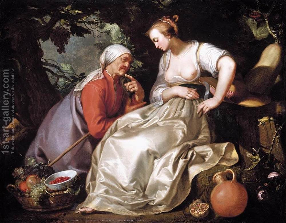 1000x780 Vertumnus And Pomona 1620 Abraham Bloemaert Reproduction 1st Art - Vertumnus Painting