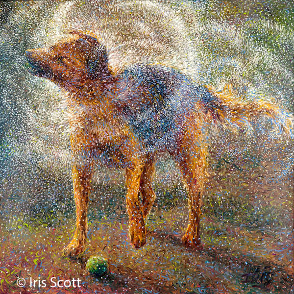 600x600 Amazing Oil Paintings Created With Fingers - Very Detailed Painting