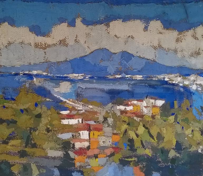 770x668 Saatchi Art Vesuvius Painting By Michele Cannavale - Vesuvius Painting