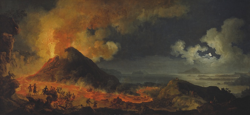 800x369 The Eruption Of Vesuvius The Art Institute Of Chicago - Vesuvius Painting
