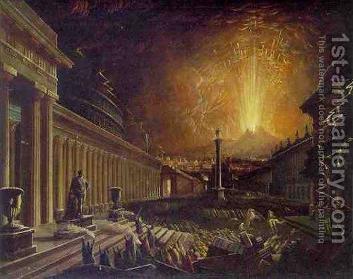 500x395 The Eruption Of Vesuvius John Martin Reproduction 1st Art Gallery - Vesuvius Painting