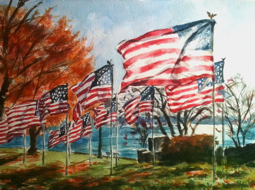869x649 Veterans' Day Art Stuff That May Only Interest Me - Veterans Day Painting