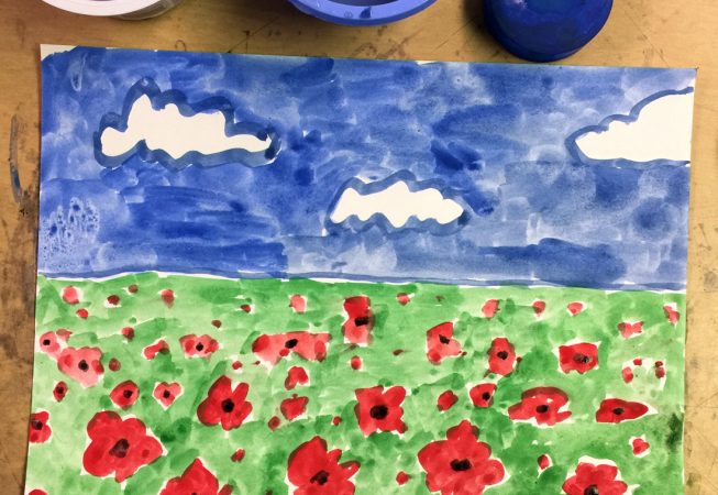 653x450 Veterans Day Painting Art Projects For Kids - Veterans Day Painting