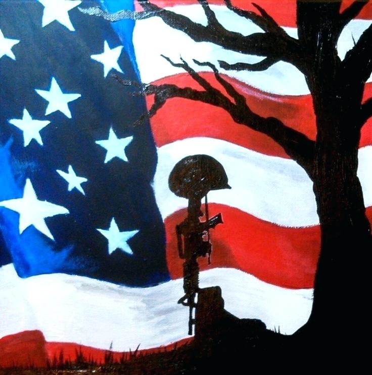 736x742 Veterans Painting The Battlefield Cross By Veterans Memorial Art X - Veterans Painting