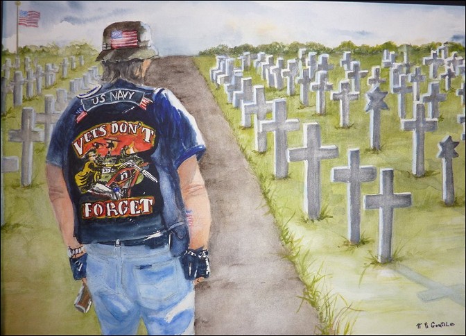 672x484 Art Of War - Veterans Painting