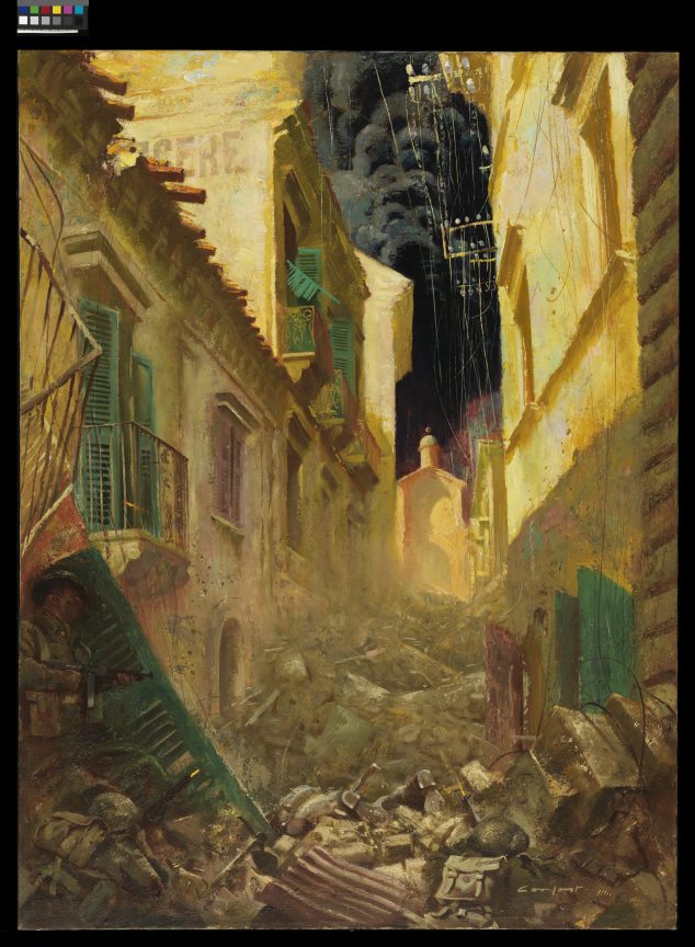 634x864 Search The Collections Canadian War Museum - Via Dolorosa Painting