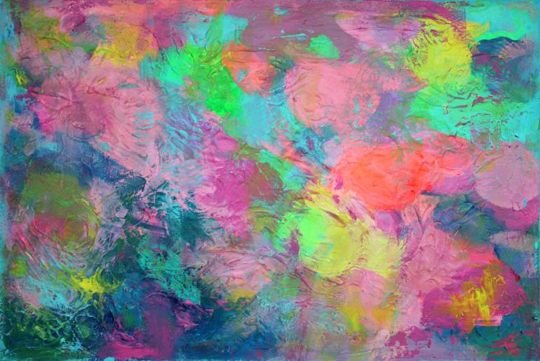 770x515 Saatchi Art Sweet Vibrant Painting By Pamela Rys - Vibrant Painting