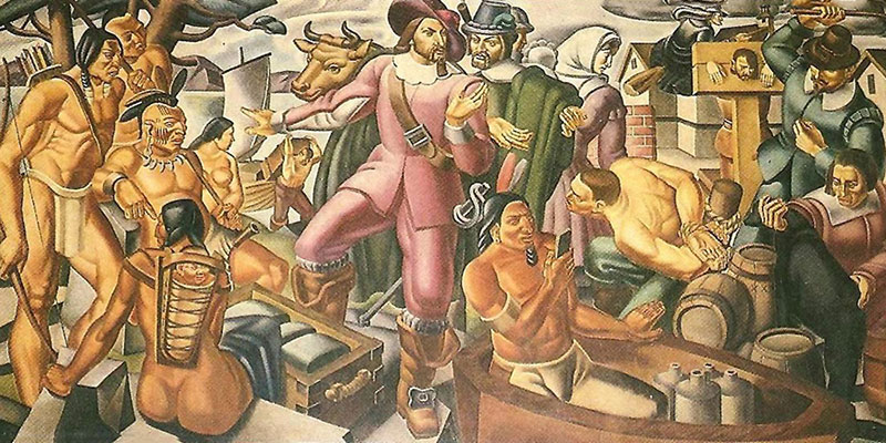 800x400 Do We All See The Man Holding An Iphone In This 1937 Painting - Vice Painting