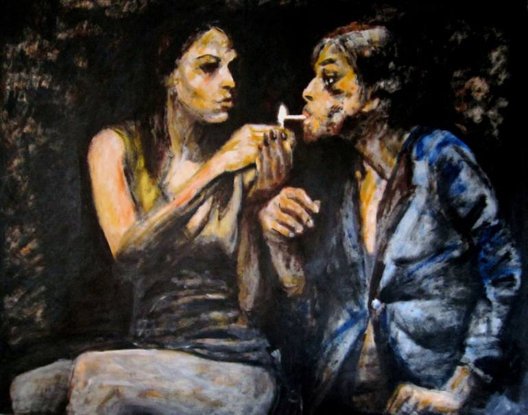 770x606 Saatchi Art The Vice Painting By Sebastian De Gobbis - Vice Painting