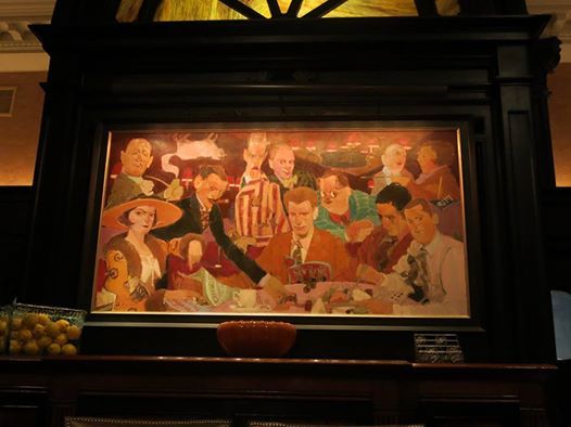 526x394 Dorothy Parker And Her Critics' Circle In The Painting A Vicious - Vicious Circle Painting