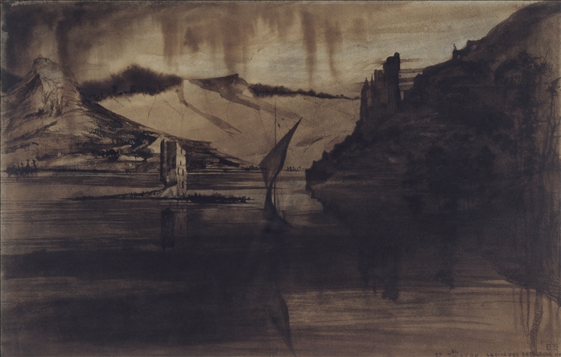 800x510 Victor Hugo's Drawings Made With Coal, Dust Amp Coffee (1848 1851 - Victor Hugo Painting