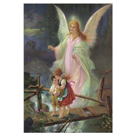460x460 Victorian Angel Poster - Victorian Angel Painting