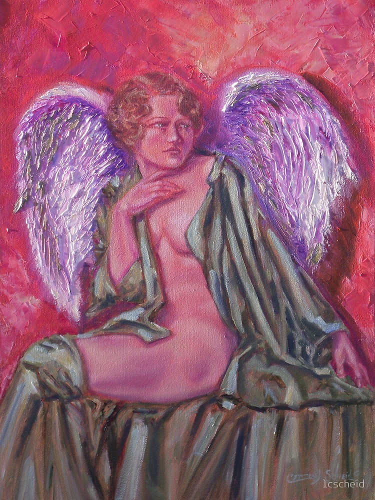 750x1000 Victorian Angel Print By 1cscheid Redbubble - Victorian Angel Painting