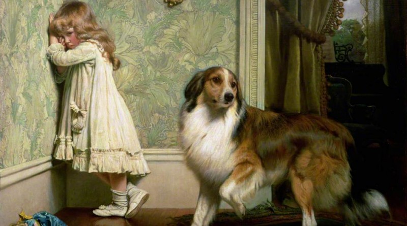 800x445 Victorian Artist Charles Burton Barber Captures The Special Bond - Victorian Child Painting