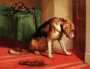 300x231 Victorian Dog Paintings - Victorian Dog Painting